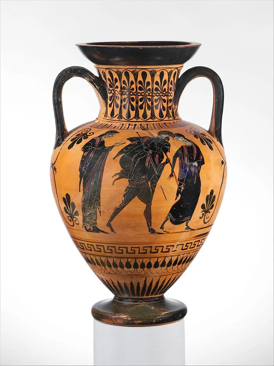Terracotta neck-amphora (jar) — Unknown