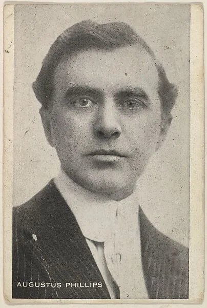 Augustus Phillips, from the Black and White Movie Stars series (D1), issued by the E. H. Koester Baking Company — E. H. Koester Baking Company, Baltimore