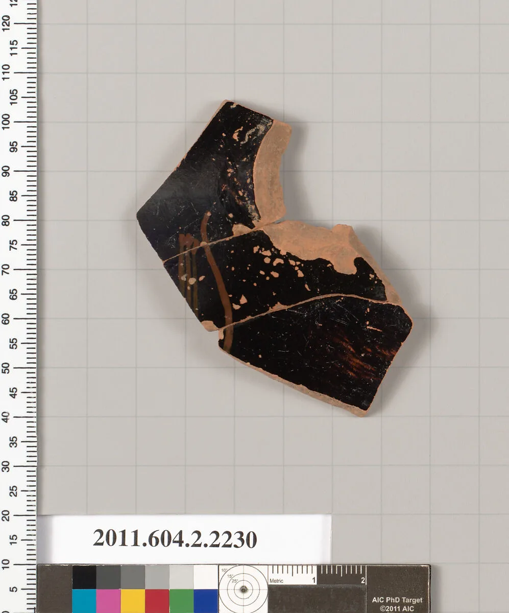 Terracotta fragment of a lekythos (oil flask)? — Unknown