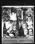 [Underdrawing of "Imperialism" Panel of Diego Rivera's Mural for the New Worker's School, New York City]