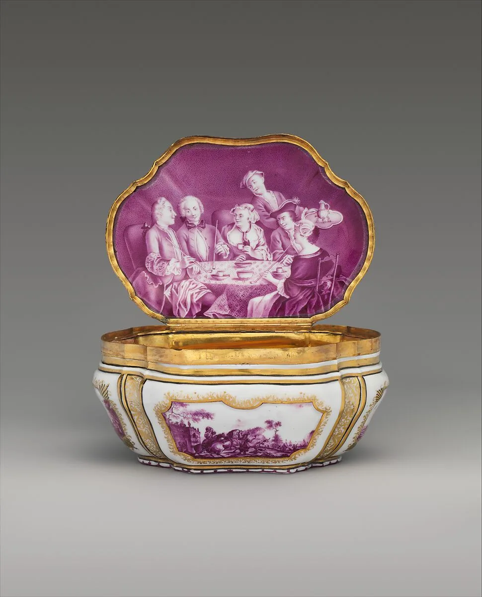 Table snuffbox — Meissen Manufactory