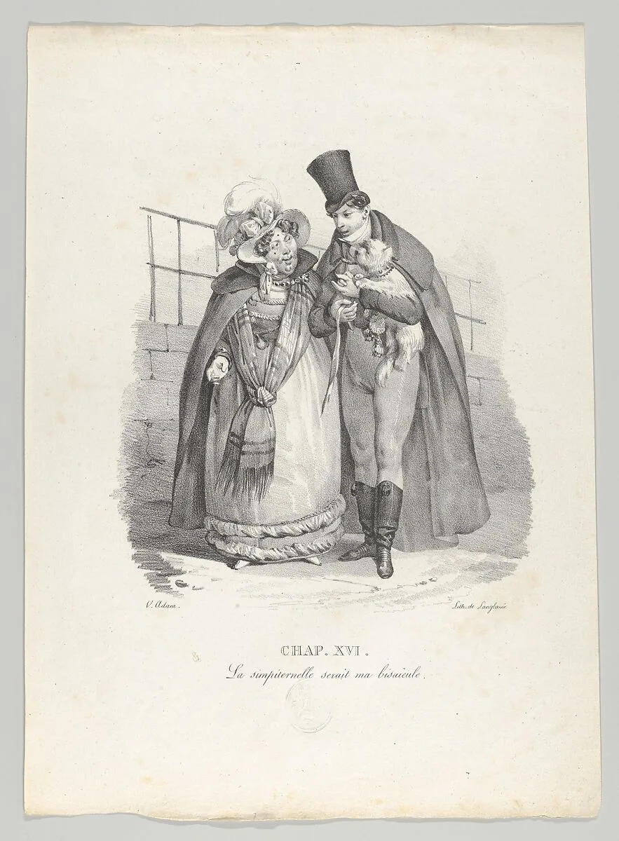 Chap. XVI: La simpiternelle serait ma bisaïeule (This woman could be my great-grandmother) — Victor Adam|Langlumé|Sazerac and Duval