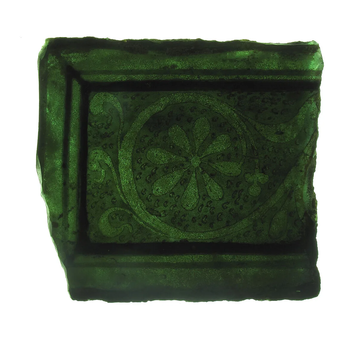 Glass Fragment — Unknown