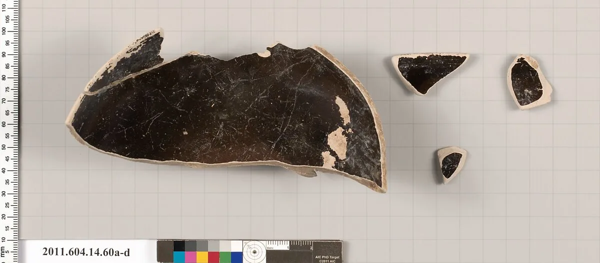 Terracotta fragments of a bowl — Unknown