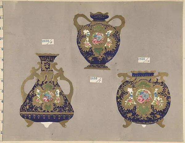European porcelain designs in Japanese style — Unknown