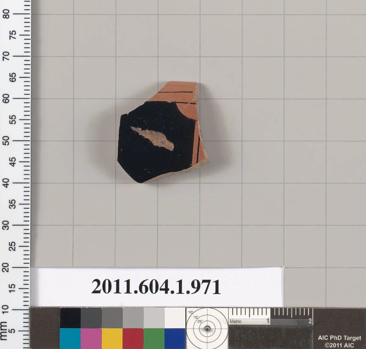 Terracotta rim fragment of a kylix (drinking cup) — Unknown
