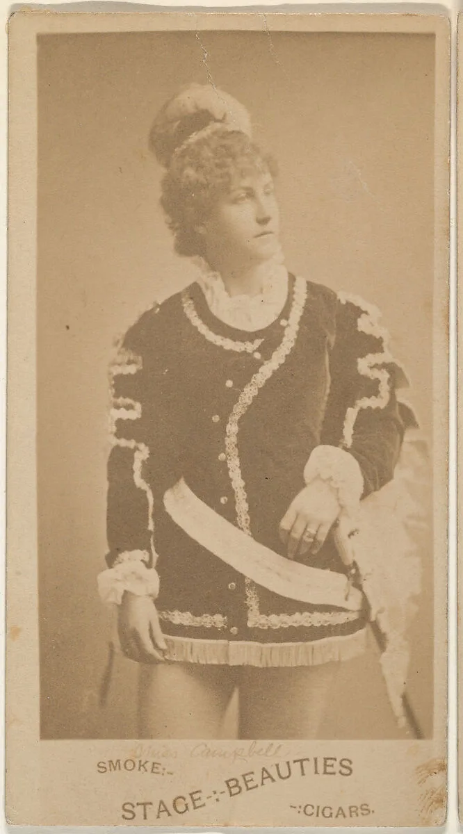 Miss Campbell, from the Actresses series (N666) to promote Stage Beauties Cigars — Unknown
