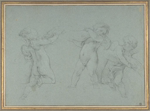 Putti Supporting a Garland