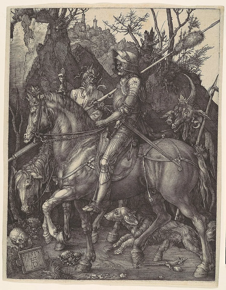 Knight, Death, and the Devil — Albrecht Dürer
