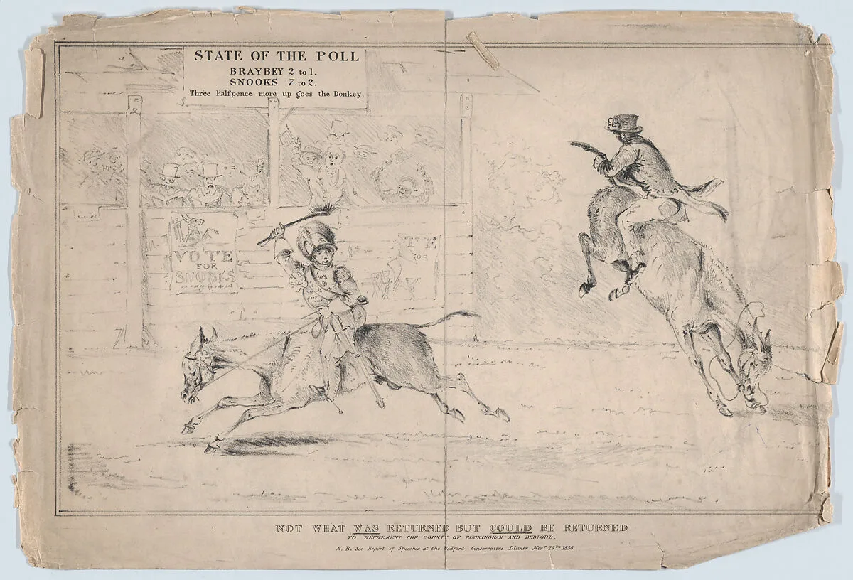 Not What Was Returned But Could Be Returned – To Represent the County of Buckingham and Bedford — Anonymous, British, 19th century