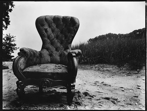 ["Bishop's Chair" on Beach at Old Field, Long Island, New York]