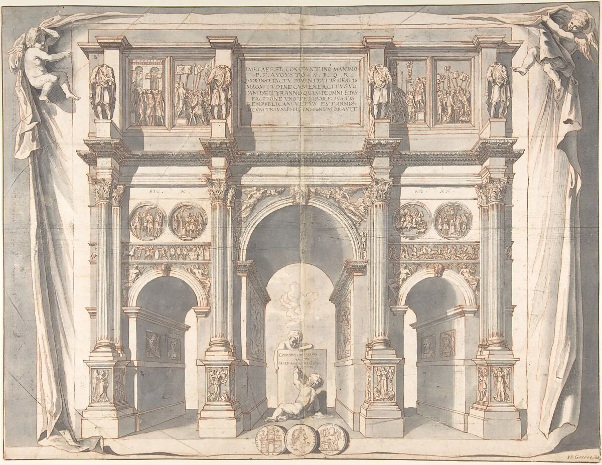 View of the Arch of Constantine — Jan Goeree