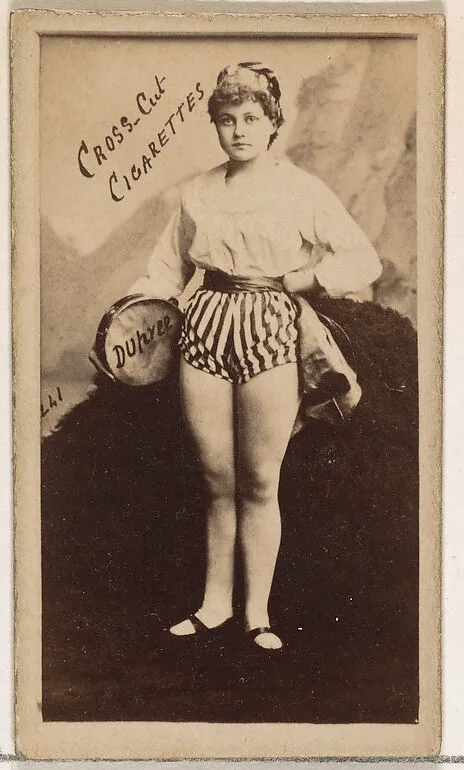 Card Number 241, Dupree, from the Actors and Actresses series (N145-1) issued by Duke Sons & Co. to promote Cross Cut Cigarettes — W. Duke, Sons & Co.