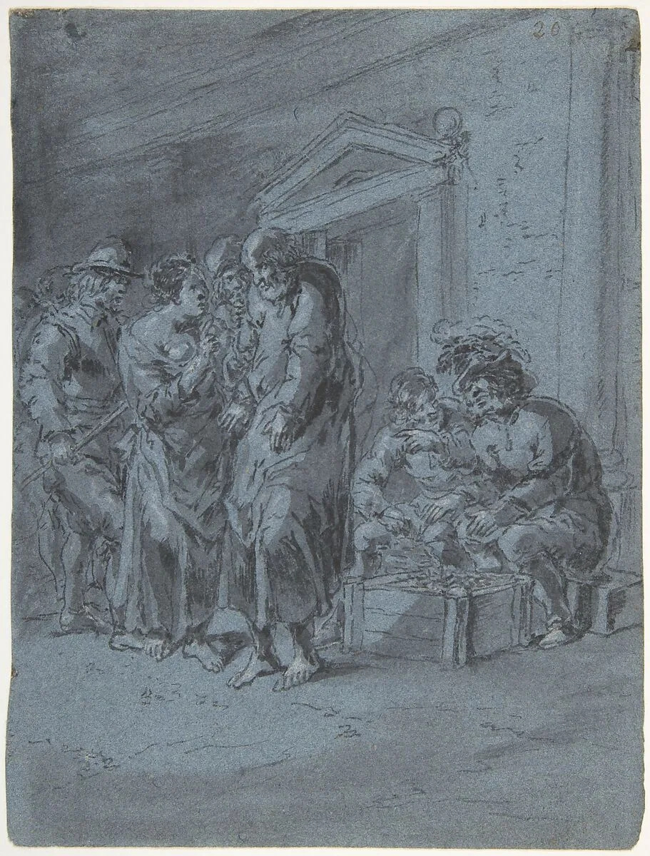 St. Peter Recognized by a Servant Girl — Leonaert Bramer