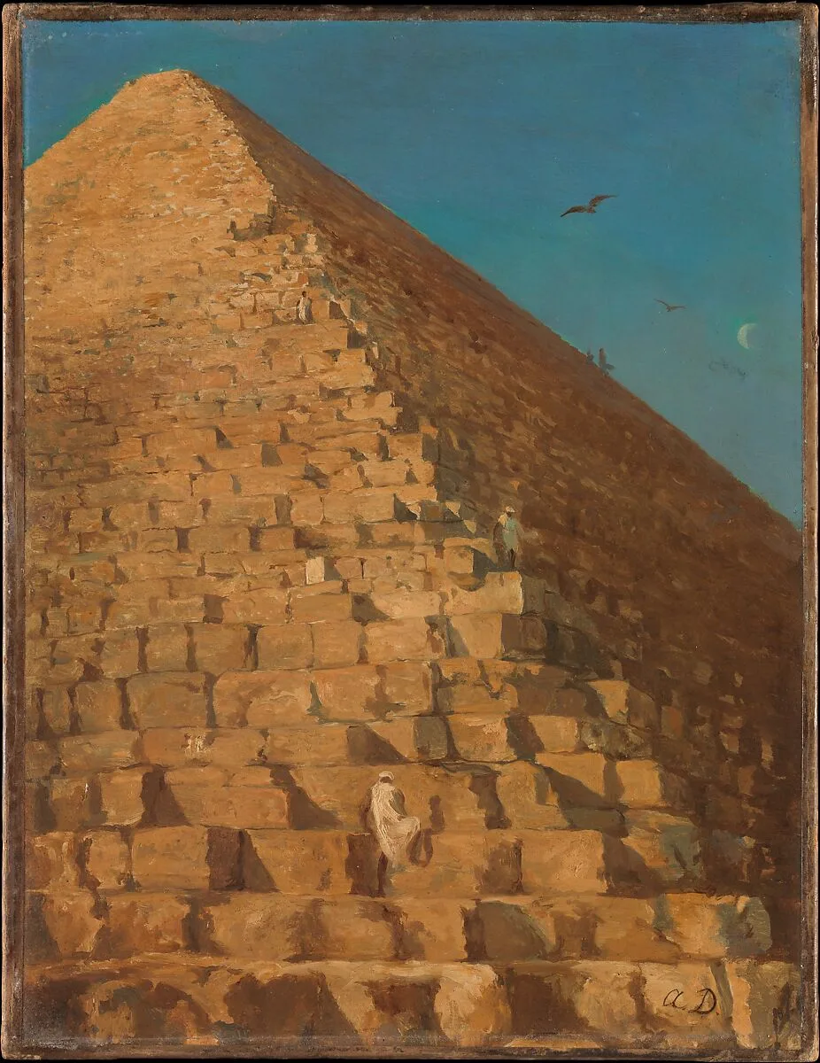 The Great Pyramid, Giza — Adrien Dauzats