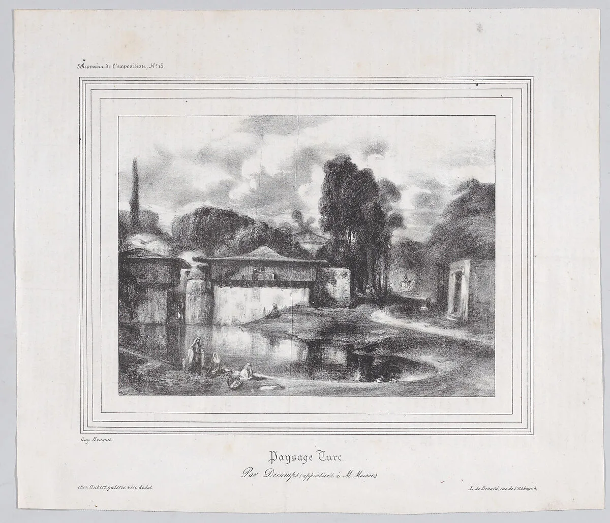 Turkish Landscape — Alexandre-Gabriel Decamps|L. de Benard