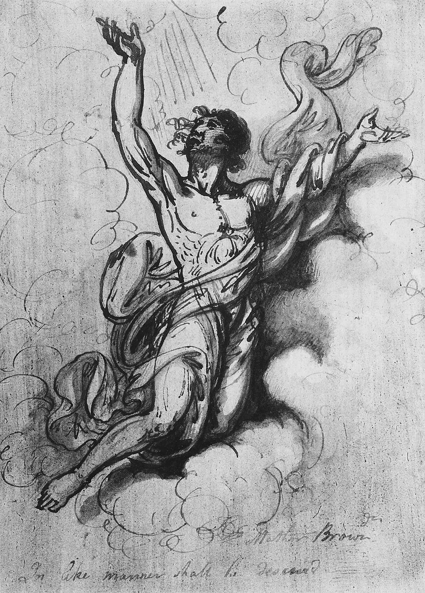 In Like Manner Shall He Descend — Mather Brown