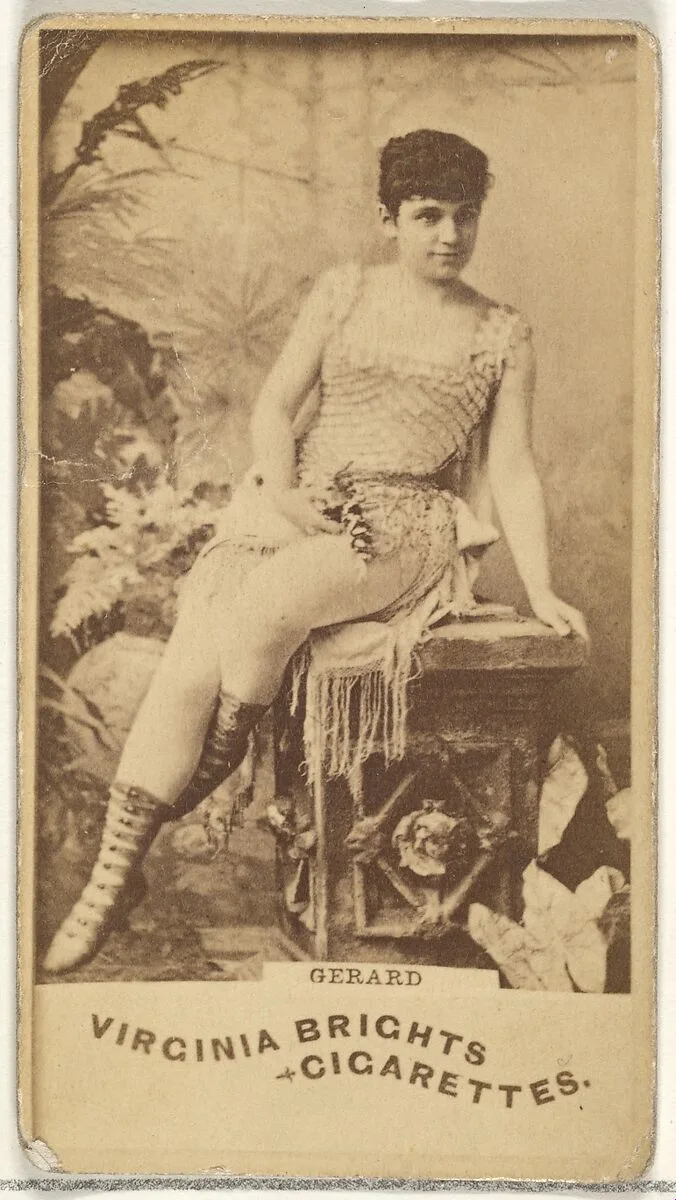 Gerard, from the Actors and Actresses series (N45, Type 1) for Virginia Brights Cigarettes — Allen & Ginter