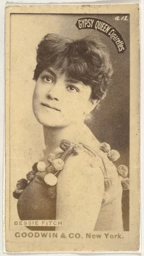 Bessie Fitch, from the Actors and Actresses series (N171) for Gypsy Queen Cigarettes