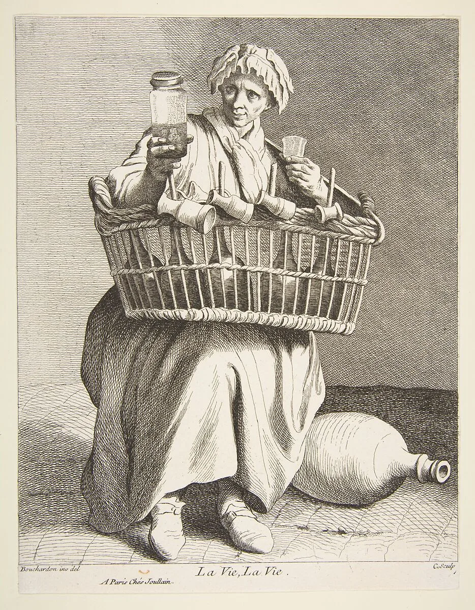 Brandy Seller — François Joullain|Anne Claude Philippe de Tubières, comte de Caylus|Edme Bouchardon