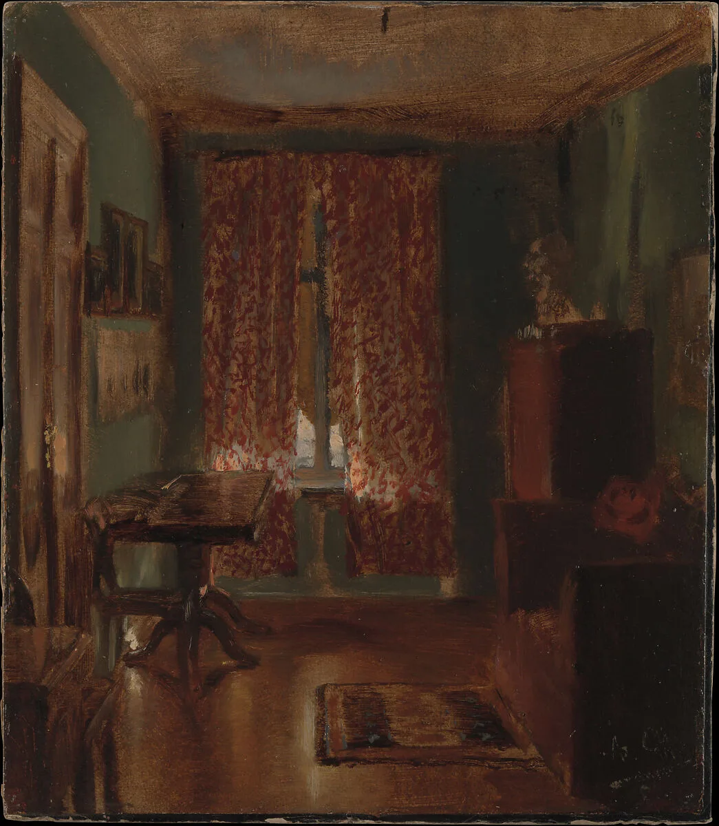 The Artist's Sitting Room in Ritterstrasse — Adolph Menzel