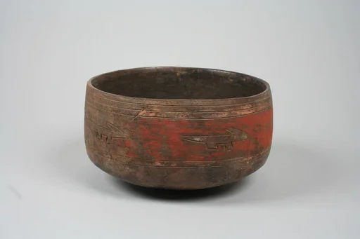 Incised Painted Bowl