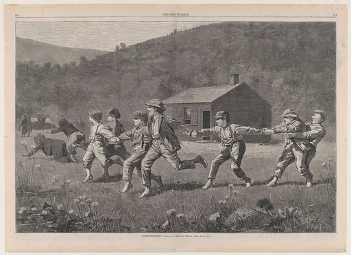 Snap-the-Whip (from "Harper's Weekly," Vol. XVII)