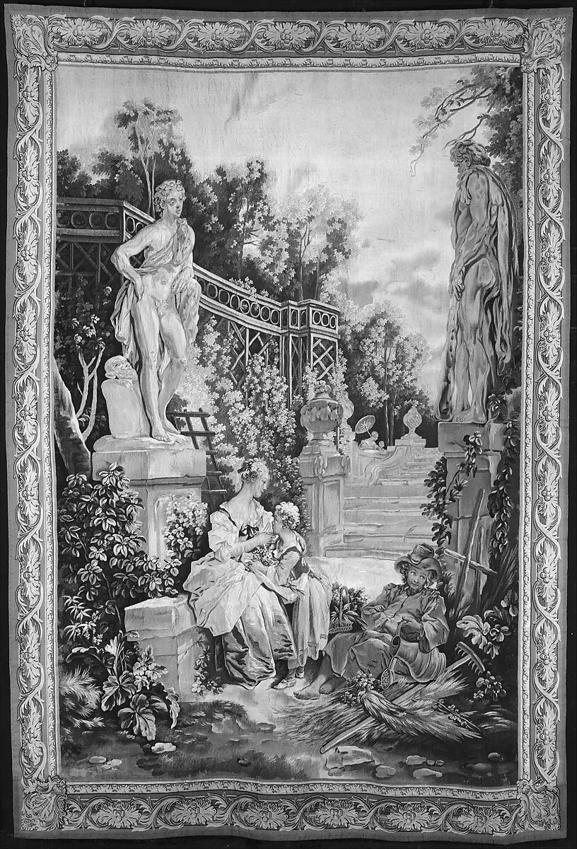 The Gardener from a set of the Italian Village Scenes — Beauvais|François Boucher|André Charlemagne Charron|Boulard de Gatellier