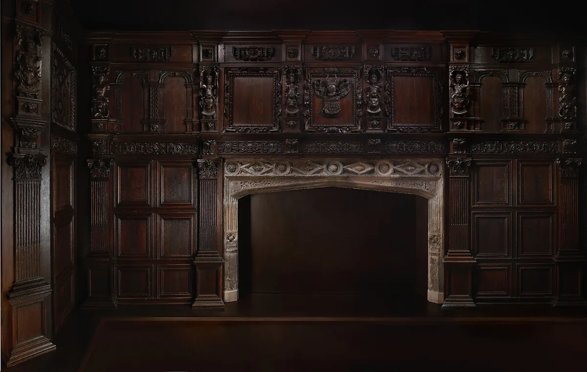 Mantelpiece from a house on the Hall Quay, Great Yarmouth, Norfolk — Unknown