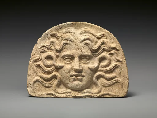 Antefix, head of Medusa