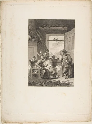 Belphegor, from "Contes et nouvelles en vers par Jean de La Fontaine. A Paris, de l'imprimerie de P. Didot, l'an III de la République, 1795"