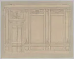 The Breakers: Wall Elevation with Door — Ogden Codman, Jr.|Ogden Codman, Jr.