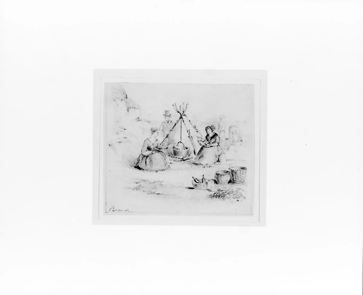 Clam Chowder Picnic (from McGuire Scrapbook) — William Holbrook Beard