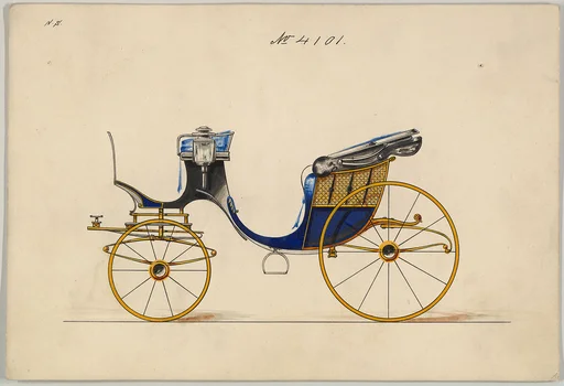 Design for Cabriolet or Victoria, no. 4101