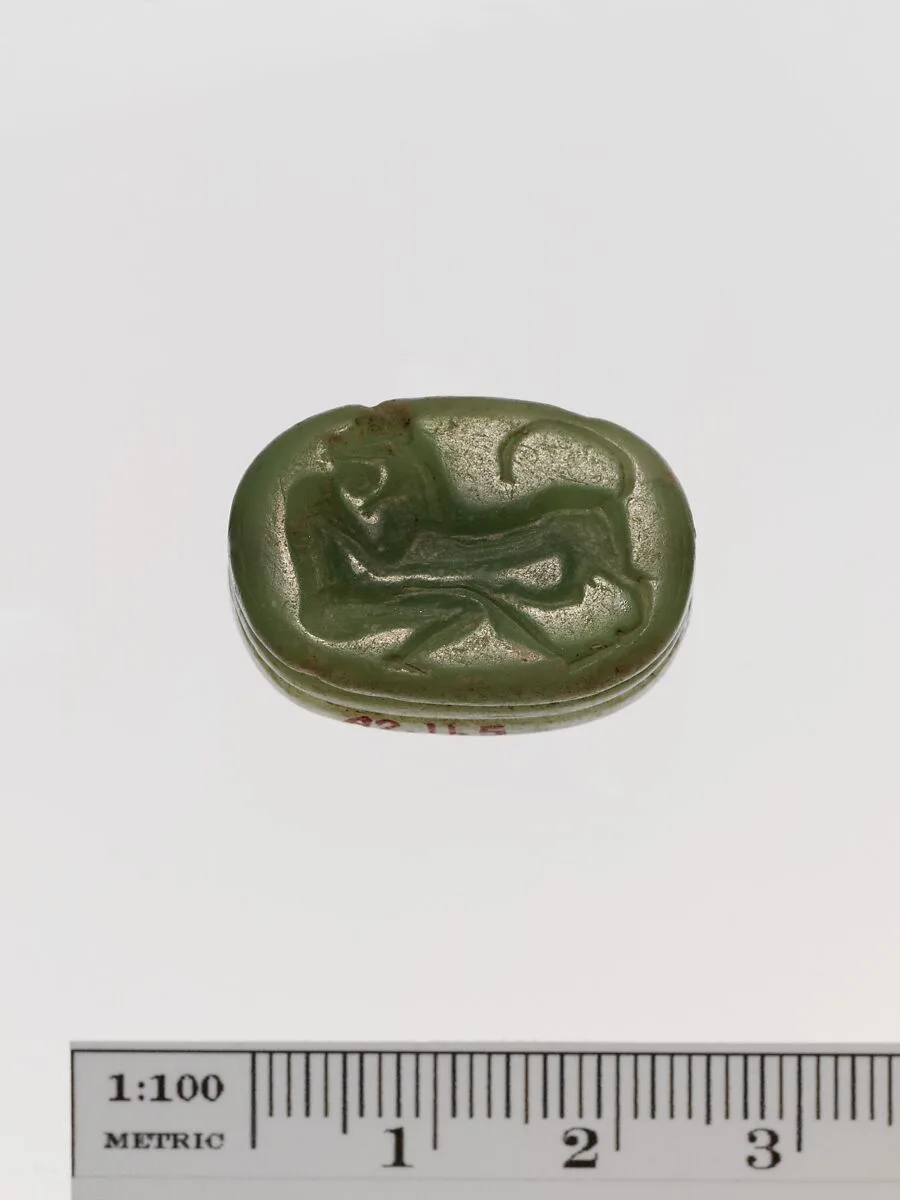 Steatite scaraboid seal — Unknown