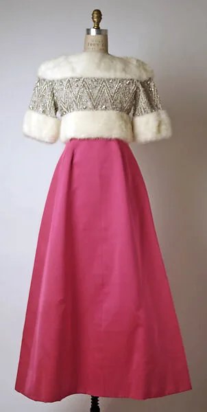 Evening ensemble — Hubert de Givenchy|Roger Vivier|House of Dior|House of Givenchy