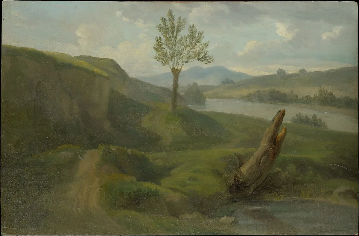 River Landscape — Alexandre François Desportes