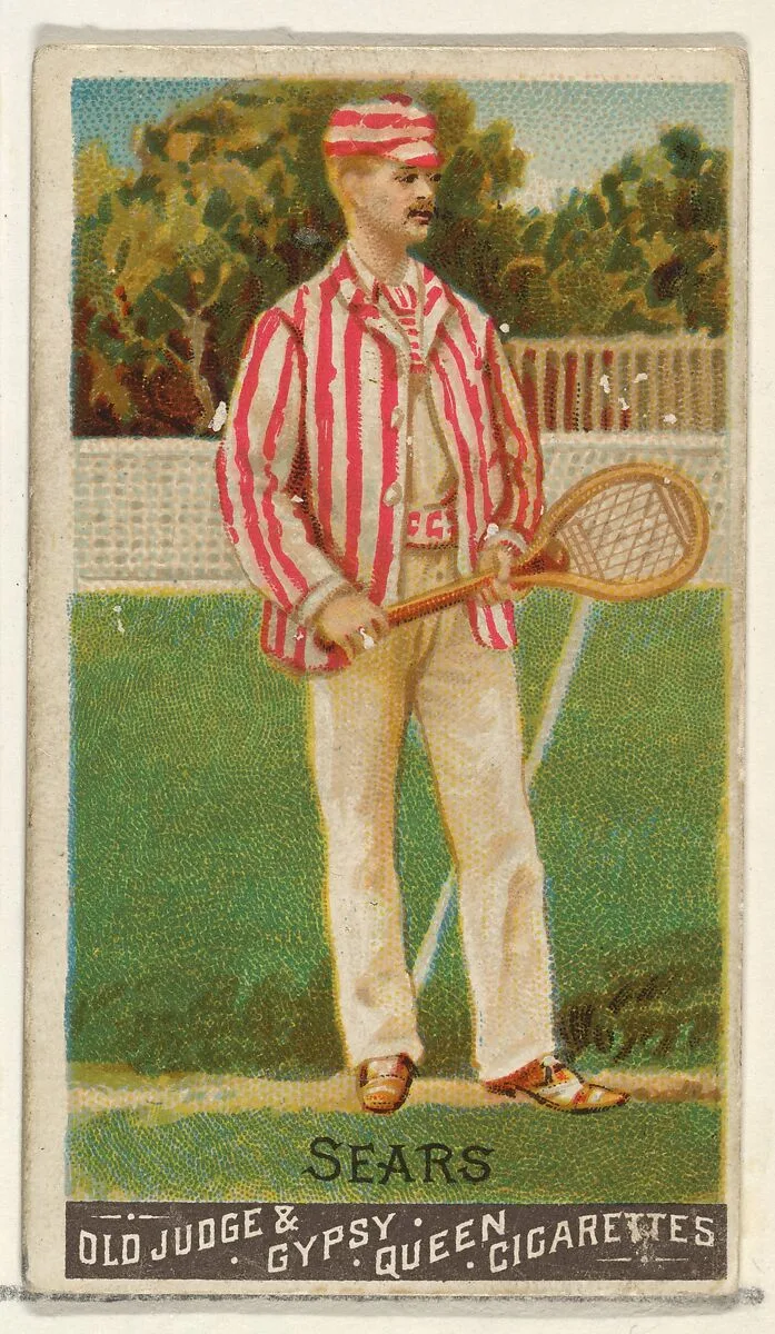 Sears, Lawn Tennis, from the Goodwin Champion series for Old Judge and Gypsy Queen Cigarettes — Goodwin & Company