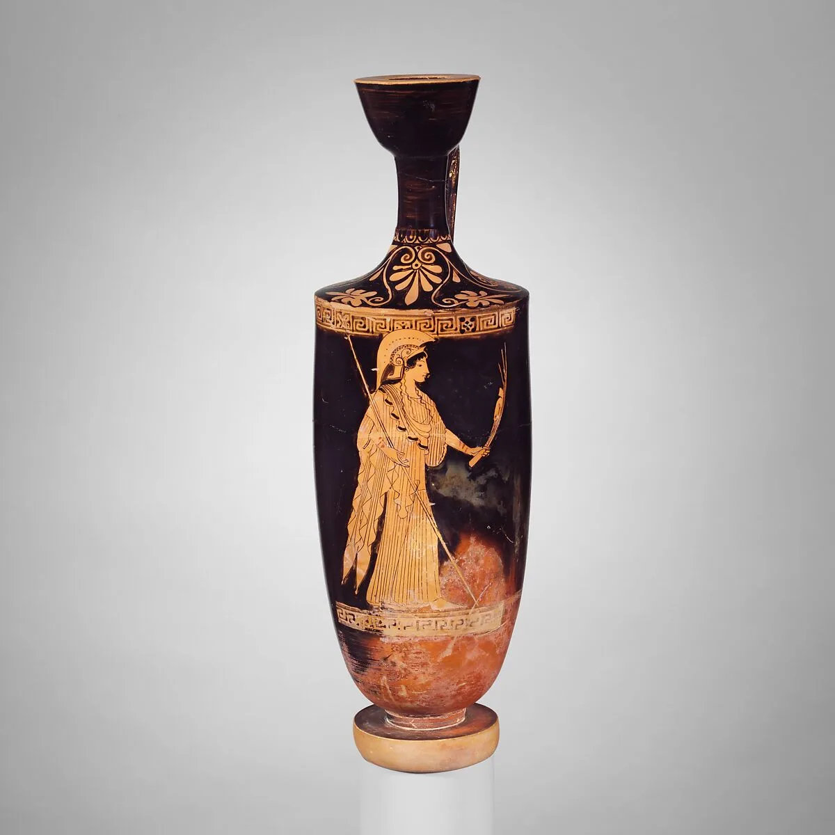 Terracotta lekythos (oil flask) — Brygos Painter