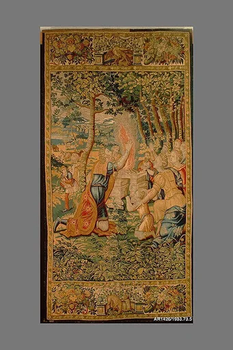 Jacob Sacrificing After Making a Covenant with Laban from The Story of Jacob series