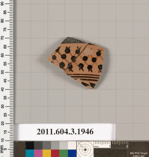 Terracotta fragment of a kylix: Cassel cup (drinking cup)