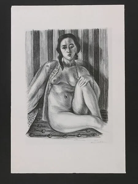 Model Wearing a Tulle Blouse — Henri Matisse