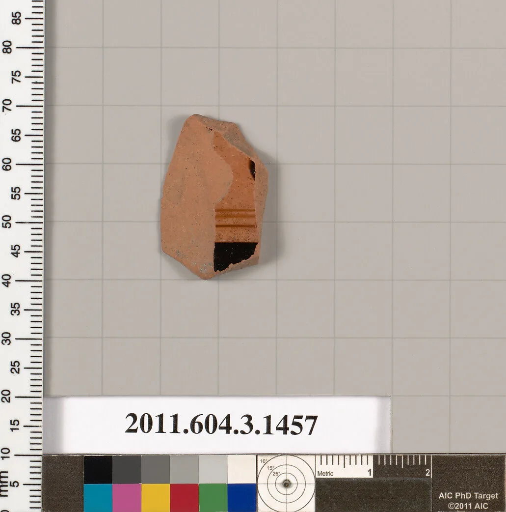 Terracotta fragment of a skyphos (deep drinking cup) — Unknown