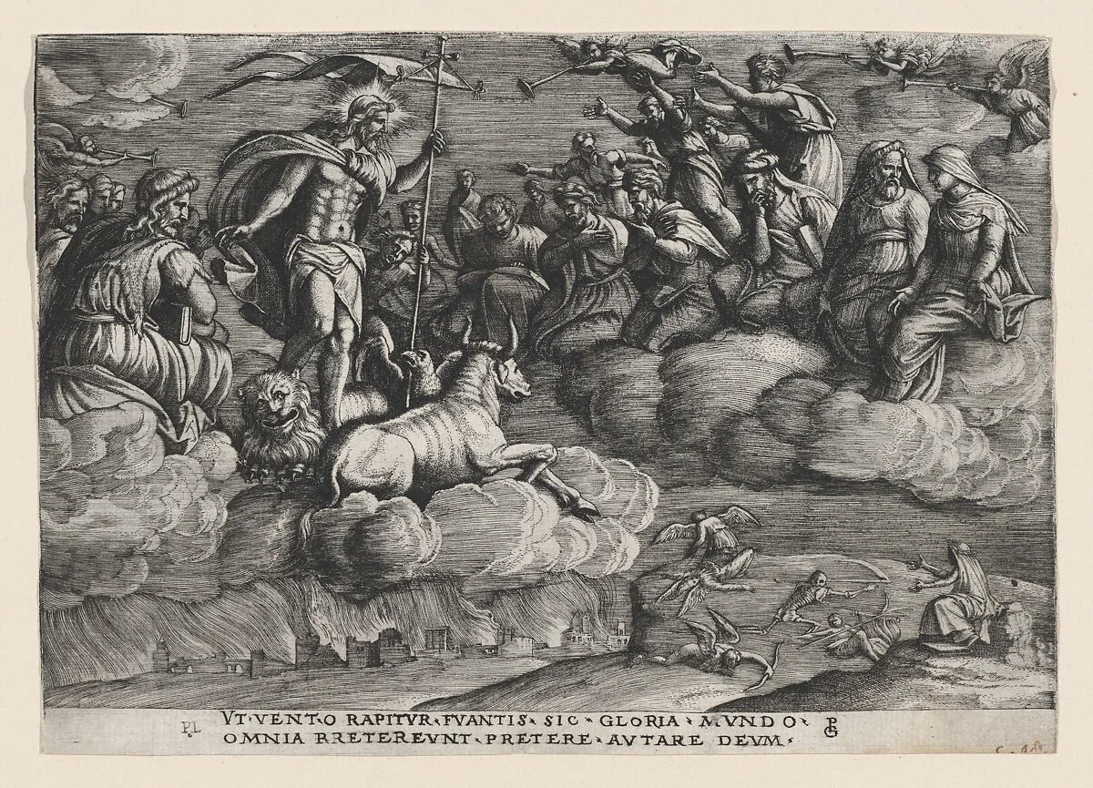 The Triumph of Eternity on Death, from The Triumph of Petrarch — Georg Pencz