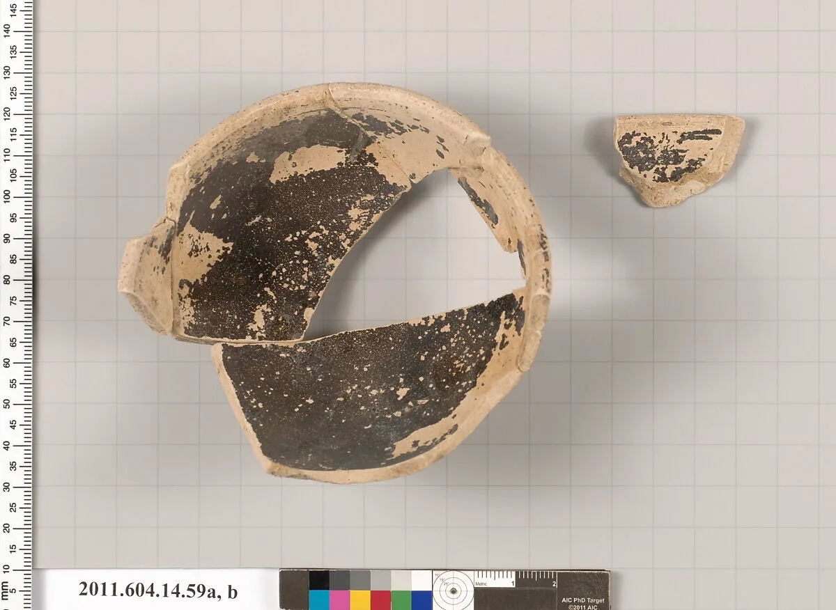 Terracotta fragments of a bowl — Unknown