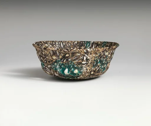 Mosaic glass bowl