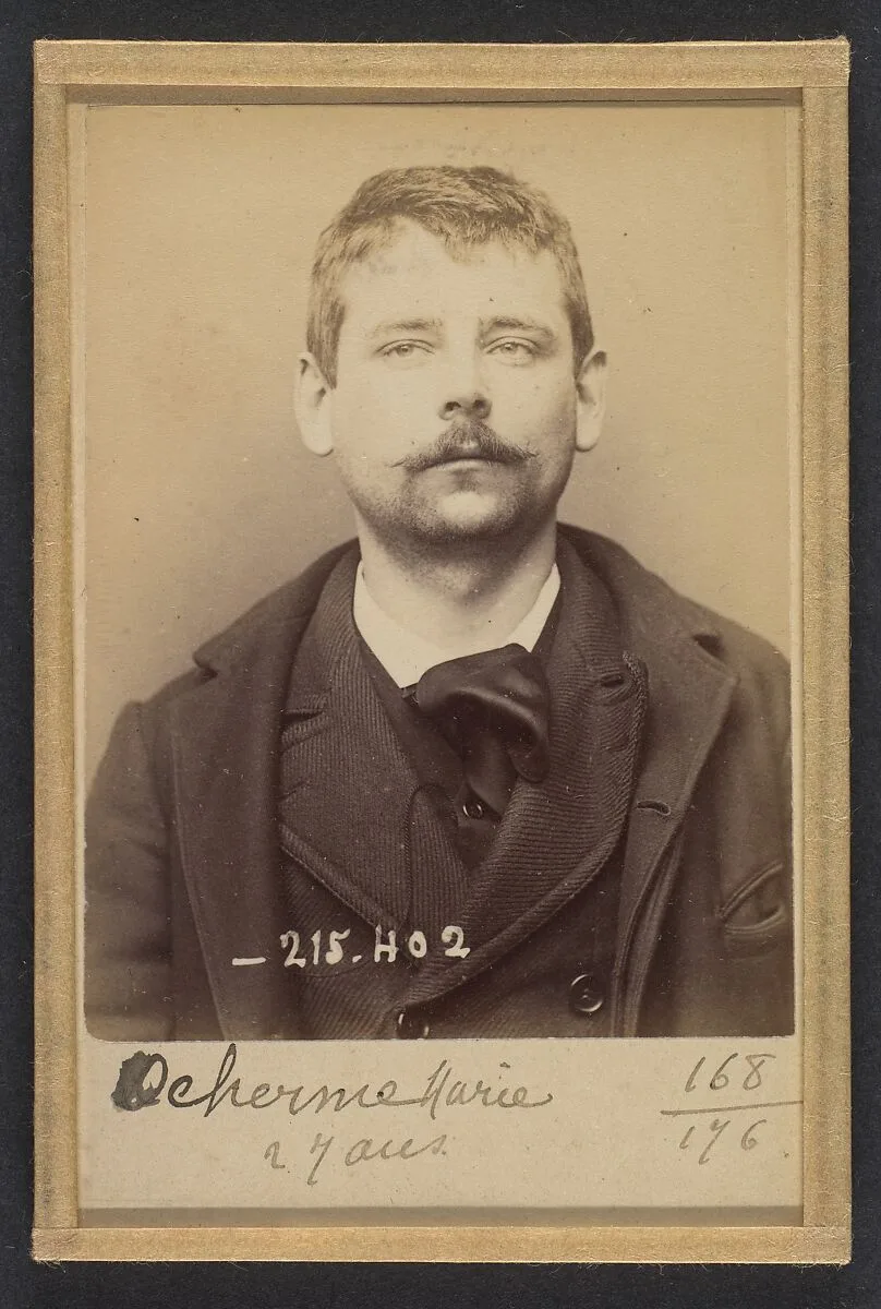 Deherme. Marie, Adolphe. 26 ans, né à Paris XVIIe. Publiciste. Anarchiste. 9/3/94. — Alphonse Bertillon