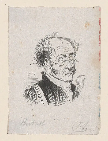 Bust portrait of a man in glasses — Félix Leblanc|Charles-Albert Arnoux Bertall