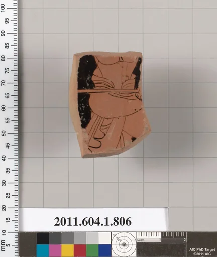 Terracotta fragment of a kylix (drinking cup)