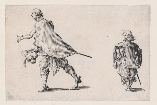 Un Gentilhomme et son Page (A Gentleman and his Page), from Les Caprices Series A, The Florence Set